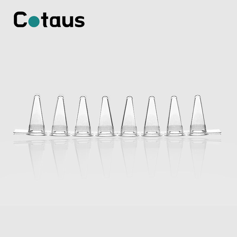 0.1ml transperent PCR 8-strip tubes